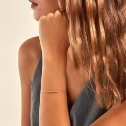 Histoire d'Or Bracelet Rio Tennis Argent Rose Oxyde De Zirconium argent rose oxyde champagne Sale