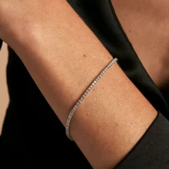 Histoire d'Or Bracelet River Or Blanc Diamant Clearance