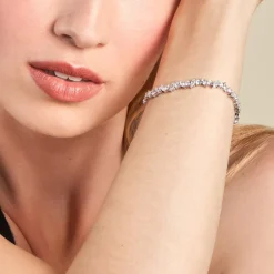 Histoire d'Or Bracelet Riviere Argent Blanc Shiny Nights Oxyde De Zirconium Outlet