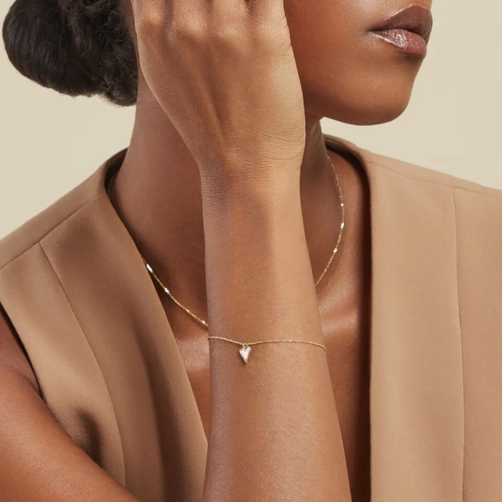 Histoire d'Or Bracelet Romancya Or Jaune Nacre