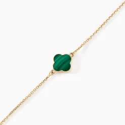 Histoire d'Or Bracelet Rosalite Or Jaune Malachite or jaune malachite vert Best