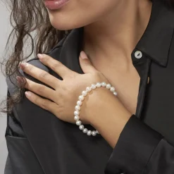 Histoire d'Or Bracelet Rose-martheae Or Jaune Perle De Culture D'akoya Best