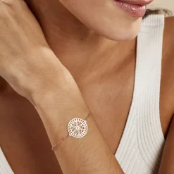 Histoire d'Or Bracelet Rotonda Argent Rose Clearance