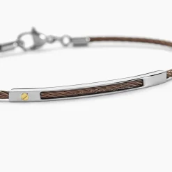 Histoire d'Or Bracelet Royan Acier Tricolore acier blanc New