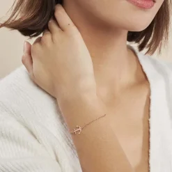 Histoire d'Or Bracelet Sacha Argent Rose New