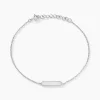 Histoire d'Or Bracelet Saddie Argent Blanc Discount