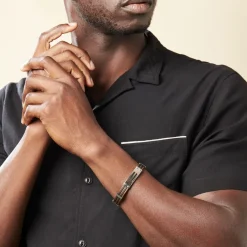 JOURDAN Bracelet Sawssan Or Acier Bicolore Discount