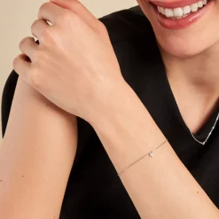 Histoire d'Or Bracelet Saya Argent Blanc Oxyde De Zirconium Hot