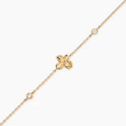 Histoire d'Or Bracelet Selva Plaqué Or Jaune Oxyde De Zirconium Sale