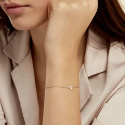 Histoire d'Or Bracelet Severine Argent Blanc Outlet