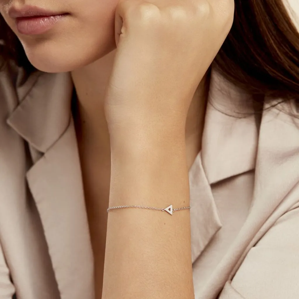 Histoire d'Or Bracelet Severine Argent Blanc Outlet