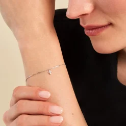 Histoire d'Or Bracelet Siem Argent Blanc Oxyde De Zirconium Outlet