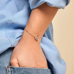 Histoire d'Or Bracelet Soa Argent Blanc Oxyde De Zirconium Clearance