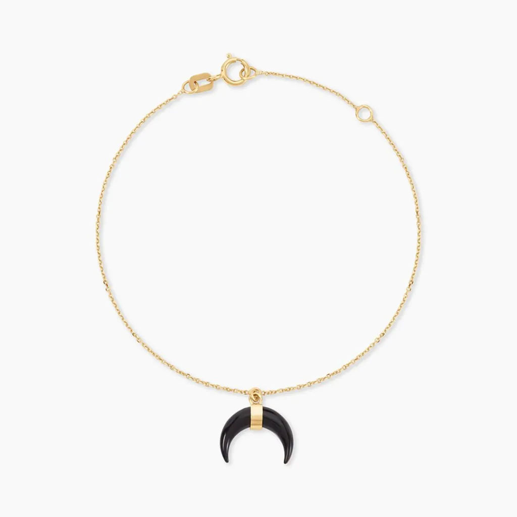 Histoire d'Or Bracelet Solange Or Jaune Onyx Online