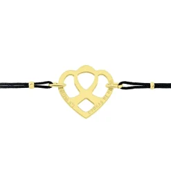 Histoire d'Or Bracelet Solidaire Lutte Contre Le Cancer Laiton Doré Hot