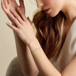 Histoire d'Or Bracelet Soumia Argent Blanc Sale