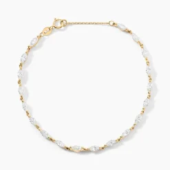 Histoire d'Or Bracelet Sparkle Or Jaune Oxyde De Zirconium Best