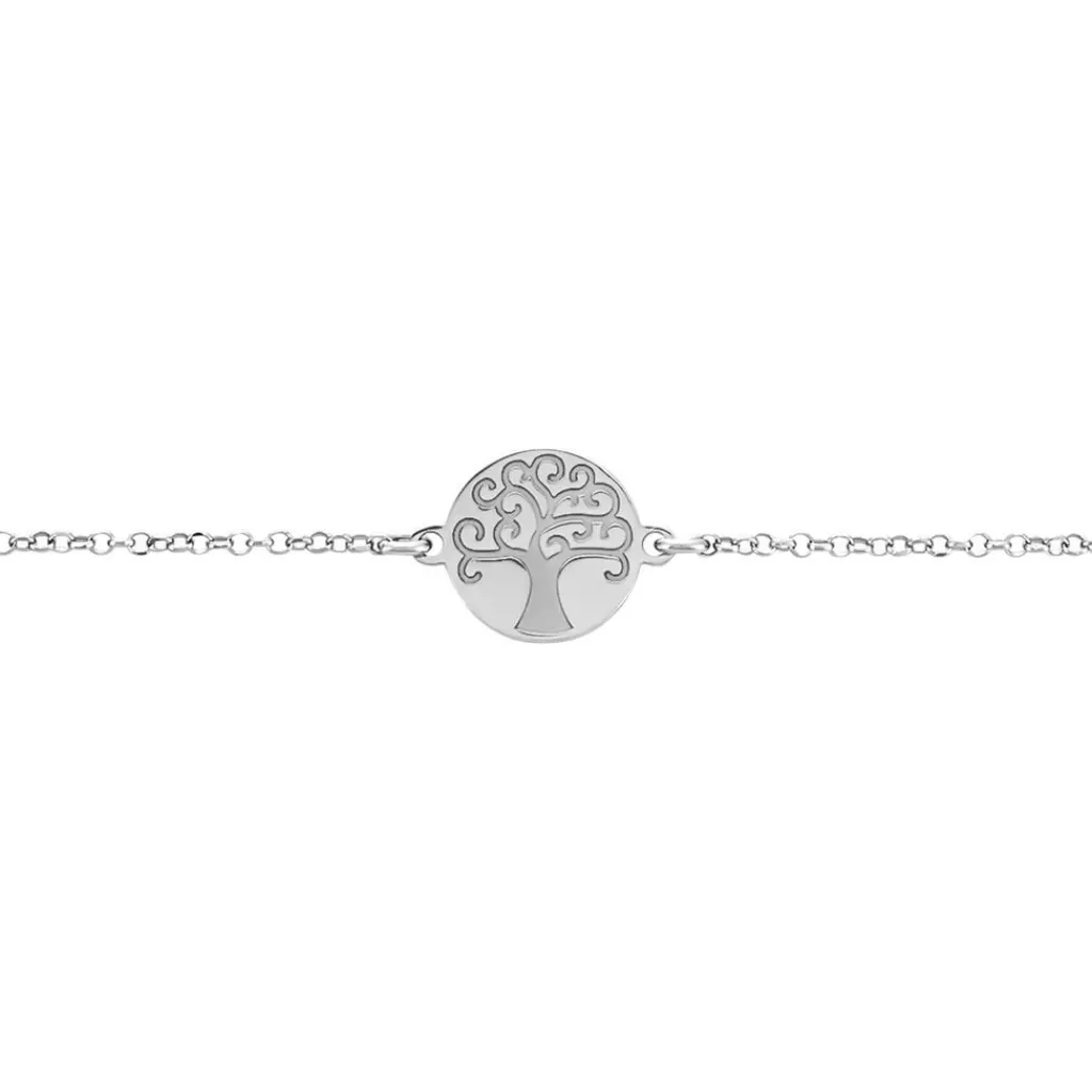 Histoire d'Or Bracelet Steenie Argent Blanc New