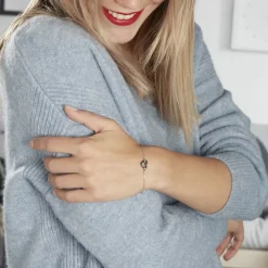 Histoire d'Or Bracelet Sumeyra Argent Blanc Céramique Discount