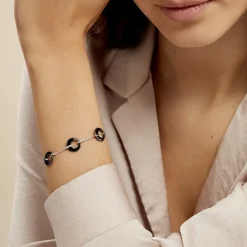 Histoire d'Or Bracelet Suzanne Argent Blanc Céramique Et Oxyde De Zirconium Online