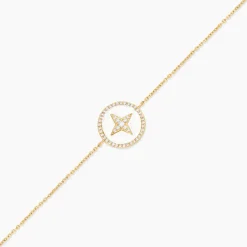 Histoire d'Or Bracelet Sweet Rosace Or Jaune Oxyde De Zirconium Outlet