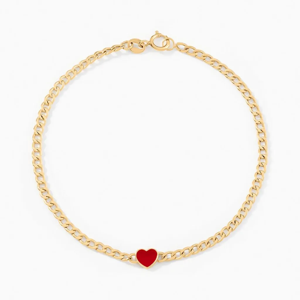 Histoire d'Or Bracelet Sweetheart Or Jaune New