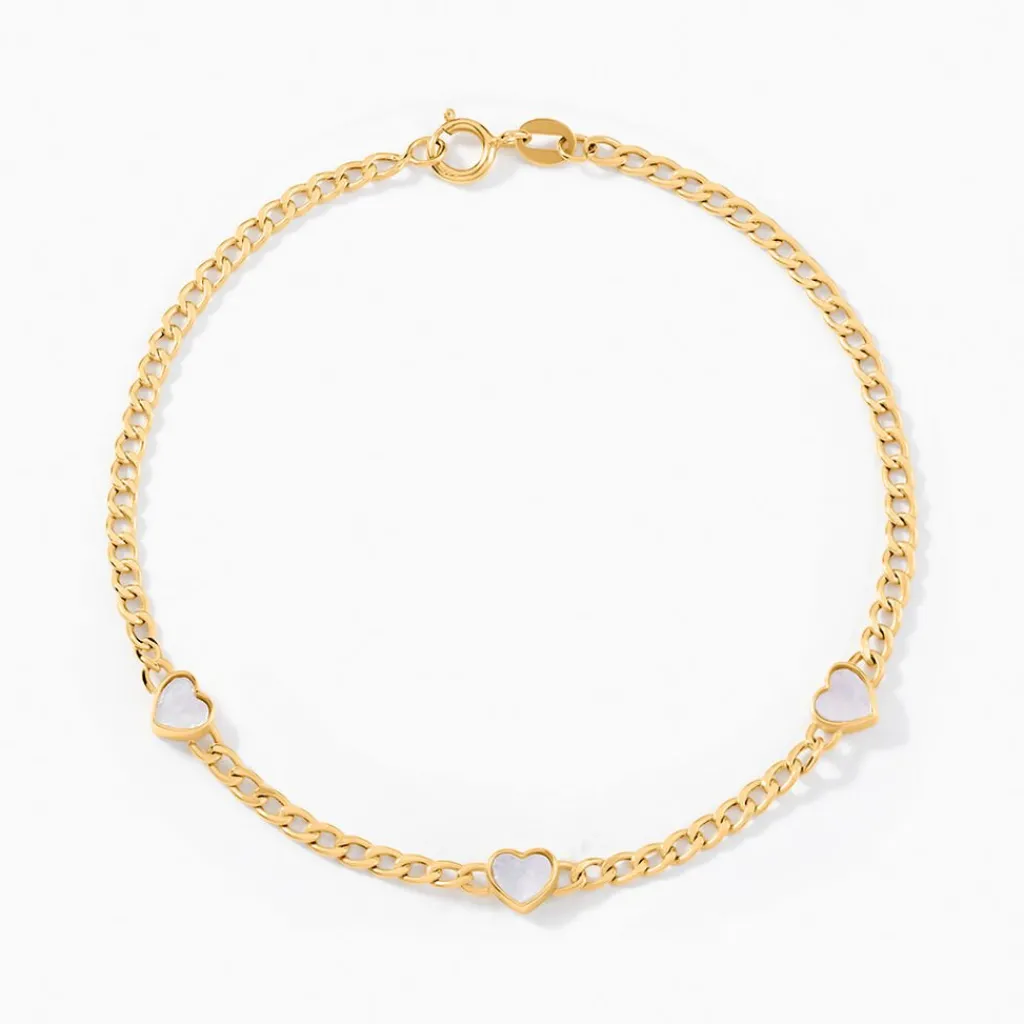 Histoire d'Or Bracelet Sweetheart Or Jaune Nacre