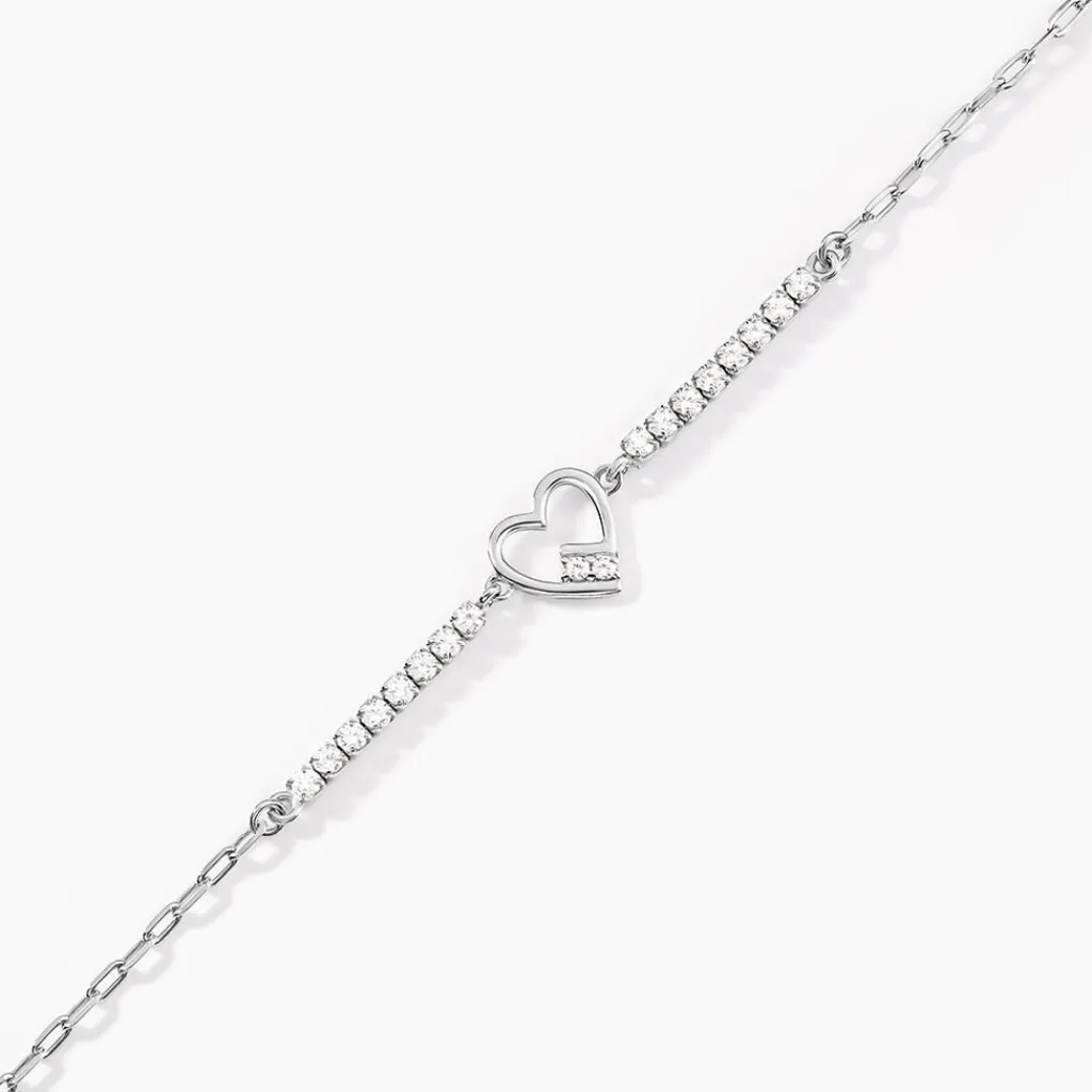 Histoire d'Or Bracelet Syliana Argent Blanc Oxyde De Zirconium Clearance