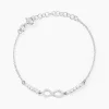 Histoire d'Or Bracelet Syliana Argent Blanc Oxyde De Zirconium New