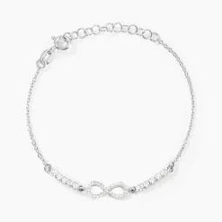 Histoire d'Or Bracelet Syliana Argent Blanc Oxyde De Zirconium New