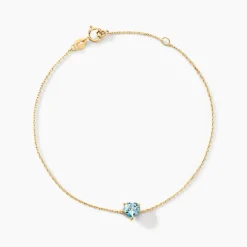 Histoire d'Or Bracelet Tender Love Or Jaune Topaze or jaune topaze bleu sky Discount