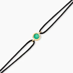 Histoire d'Or Bracelet Tere Or Jaune Emeraude Discount