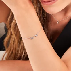 Histoire d'Or Bracelet Thecla Argent Blanc Oxyde De Zirconium Online