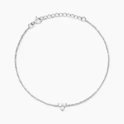 Histoire d'Or Bracelet Thylane Argent Blanc Oxyde De Zirconium Clearance
