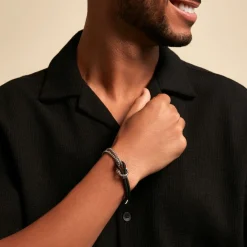 Histoire d'Or Bracelet Thymeo Acier Blanc Outlet