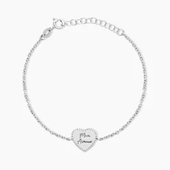 Histoire d'Or Bracelet Tiffen Argent Blanc Clearance