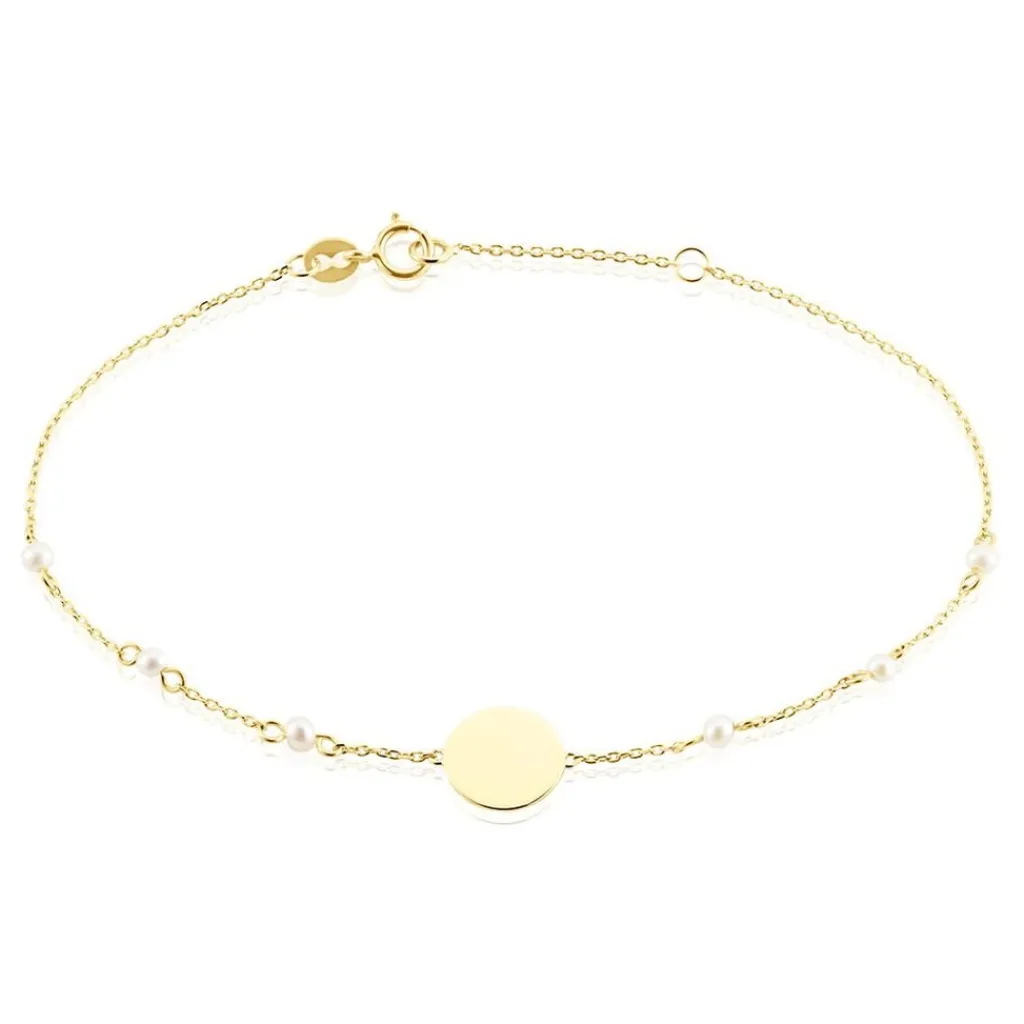 Histoire d'Or Bracelet Tiny Pearls Or Jaune Perle De Culture Clearance