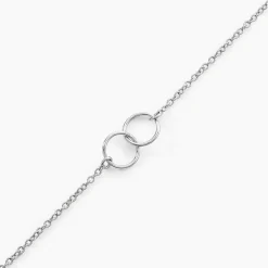 Histoire d'Or Bracelet Toi Et Moi Argent Blanc Clearance