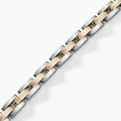 Histoire d'Or Bracelet Tom acier bicolore New