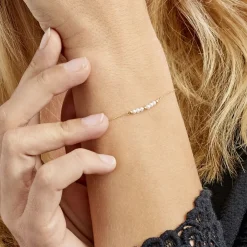 Histoire d'Or Bracelet Tova Or Jaune Perle Best