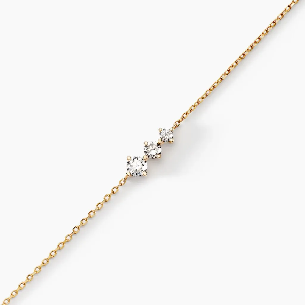Histoire d'Or Bracelet Tryphena Or Jaune Diamant Synthétique Clearance