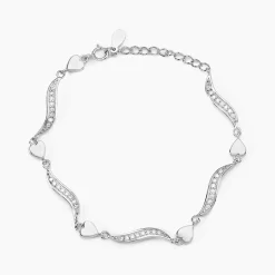 Histoire d'Or Bracelet Tulin Argent Blanc Oxyde De Zirconium Online