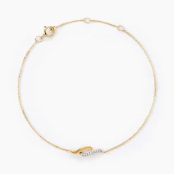 Histoire d'Or Bracelet Tylane or jaune diamant Online