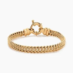 Histoire d'Or Bracelet Violette Plaqué Or Jaune Discount