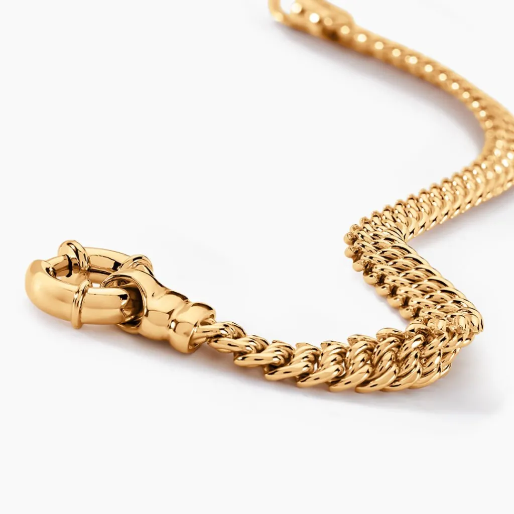 Histoire d'Or Bracelet Violette Plaqué Or Jaune Discount