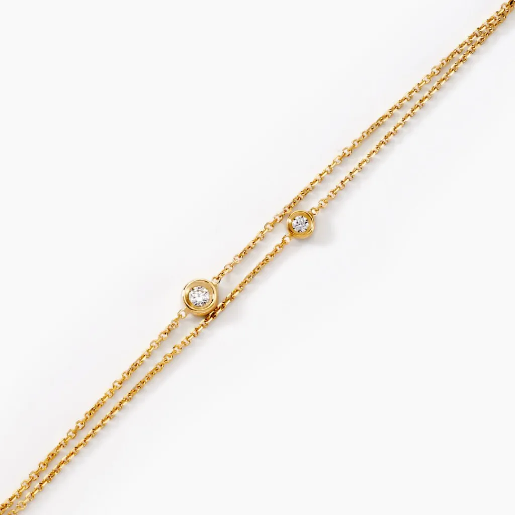 Histoire d'Or Bracelet Virguinia Or Jaune Oxyde De Zirconium Online