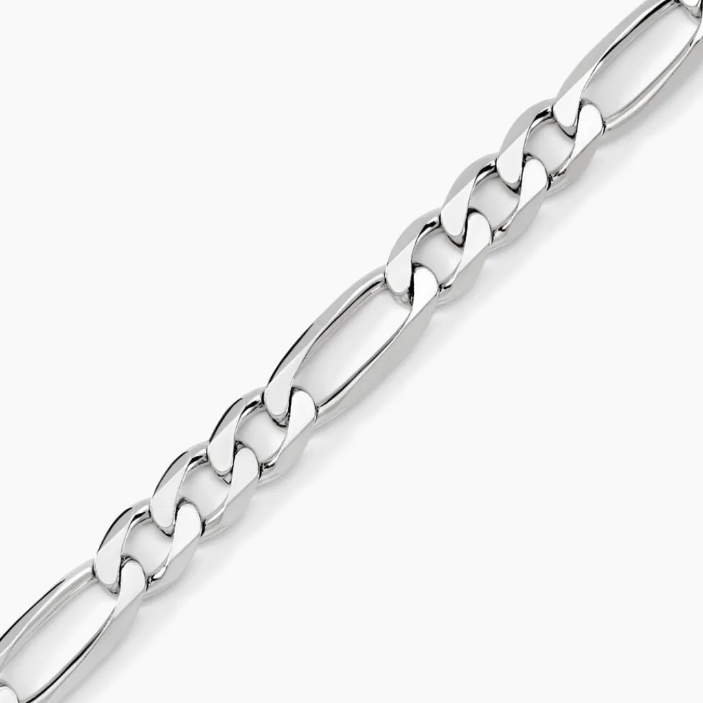 Histoire d'Or Bracelet Vivian Maille Alternee 1/3 Argent Blanc Hot