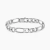 Histoire d'Or Bracelet Vivian Maille Alternee 1/3 Argent Blanc Sale