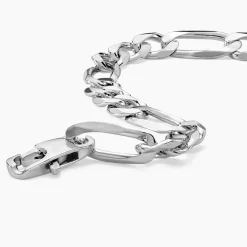 Histoire d'Or Bracelet Vivian Maille Alternee 1/3 Argent Blanc Sale