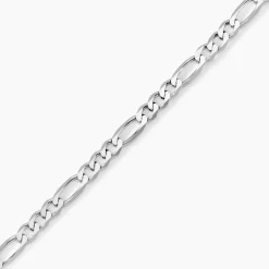 Histoire d'Or Bracelet Vivian Maille Alternee 1/3 Argent Blanc Hot